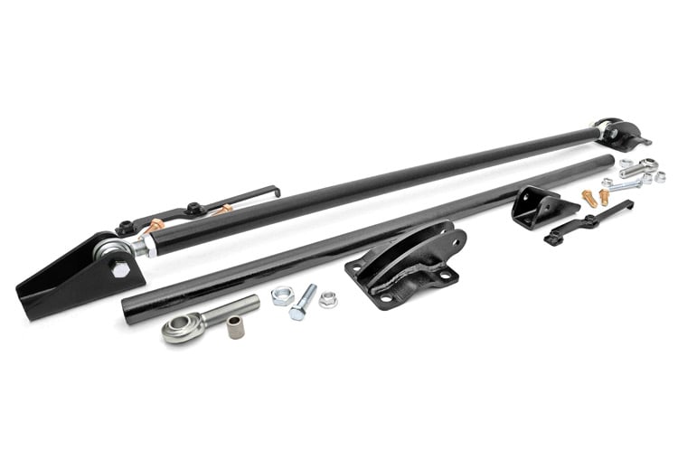 Nissan Titan Traction Bar Kit - Rear - Rough Country - Adjustable Heim Joints - '04-'15